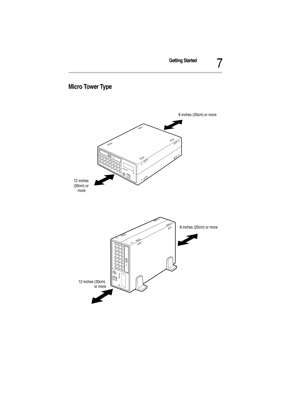 Micro tower type | Toshiba Magnia Z300 User Manual | Page 29 / 272