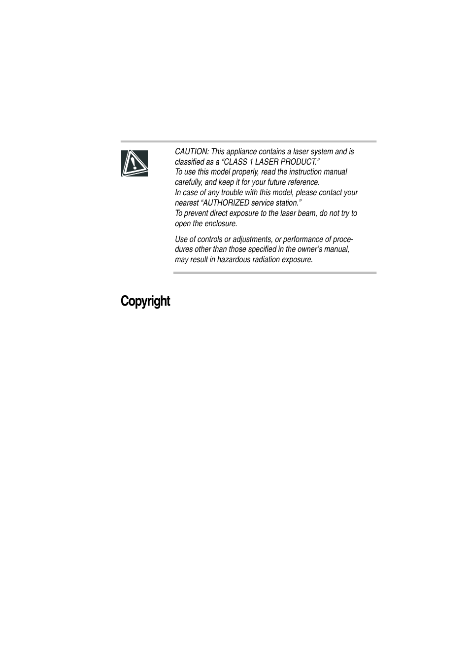 Copyright | Toshiba Magnia Z300 User Manual | Page 5 / 272