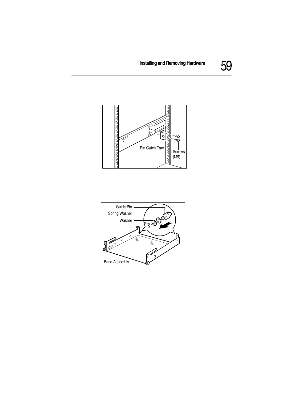 Attach pin catch tray, Attach the guide pin | Toshiba Magnia Z300 User Manual | Page 81 / 272