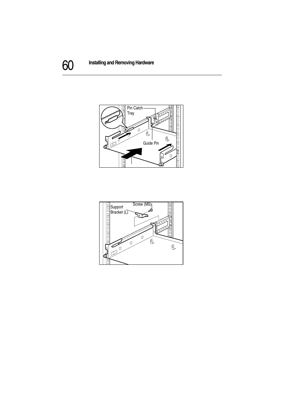 Insert the base assembly, Attach the support brackets | Toshiba Magnia Z300 User Manual | Page 82 / 272