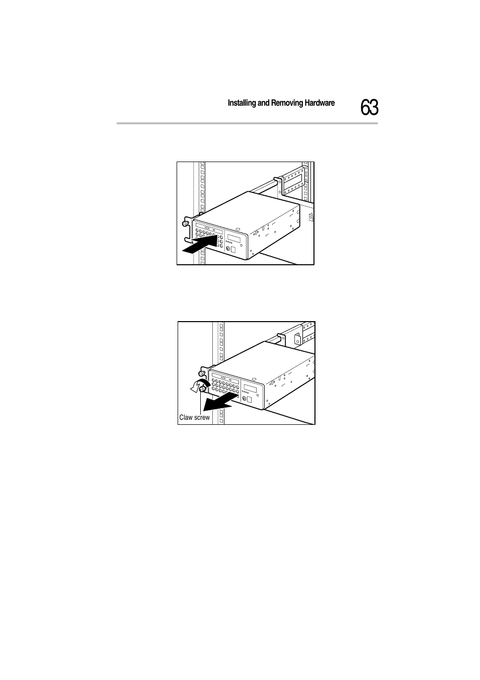 Insert the server bay, Drawing out the base assembly | Toshiba Magnia Z300 User Manual | Page 85 / 272