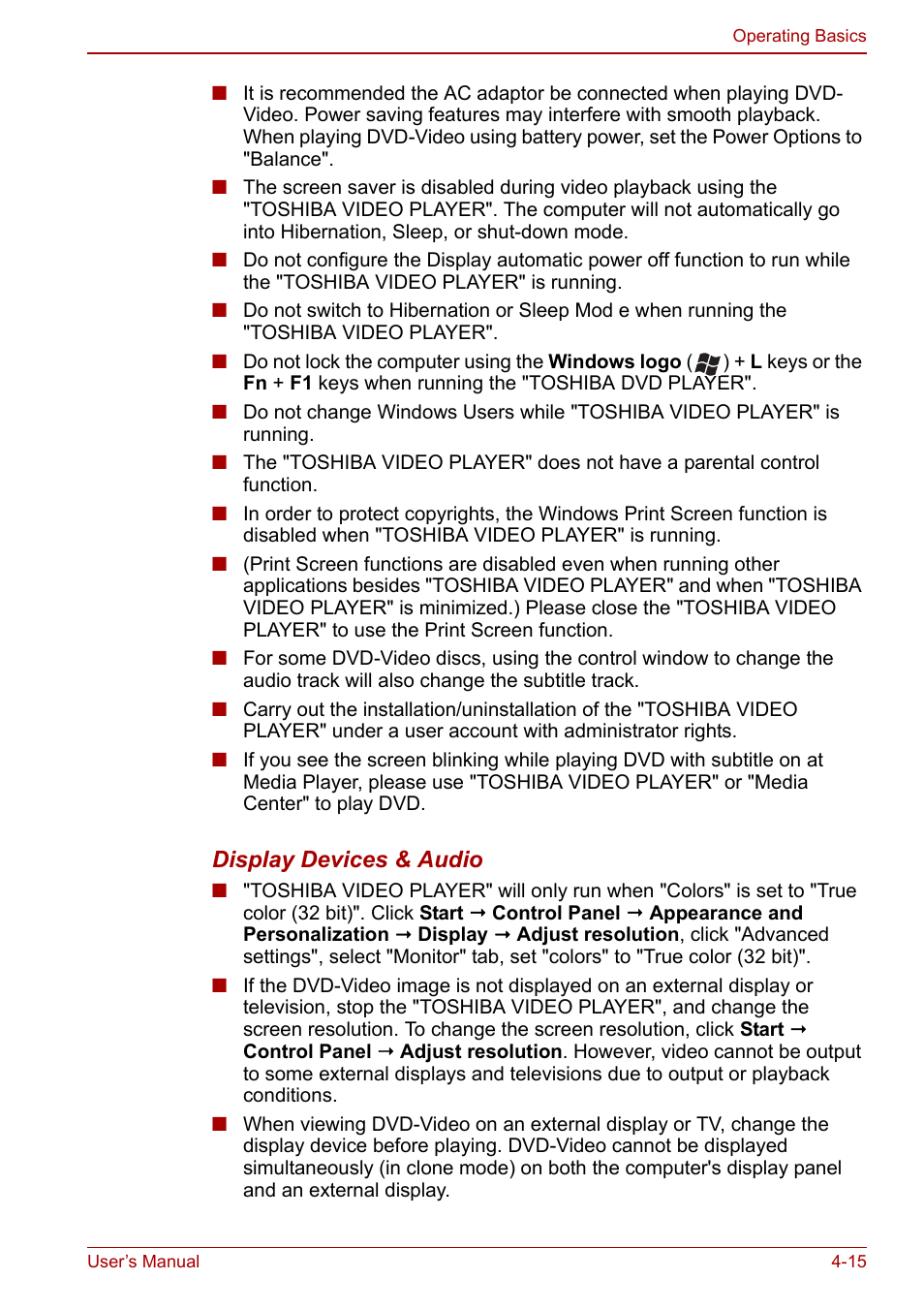 Toshiba Satellite Pro C660D User Manual | Page 81 / 153