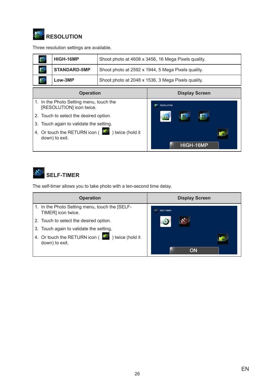 Toshiba Camileo X400 User Manual | Page 26 / 55