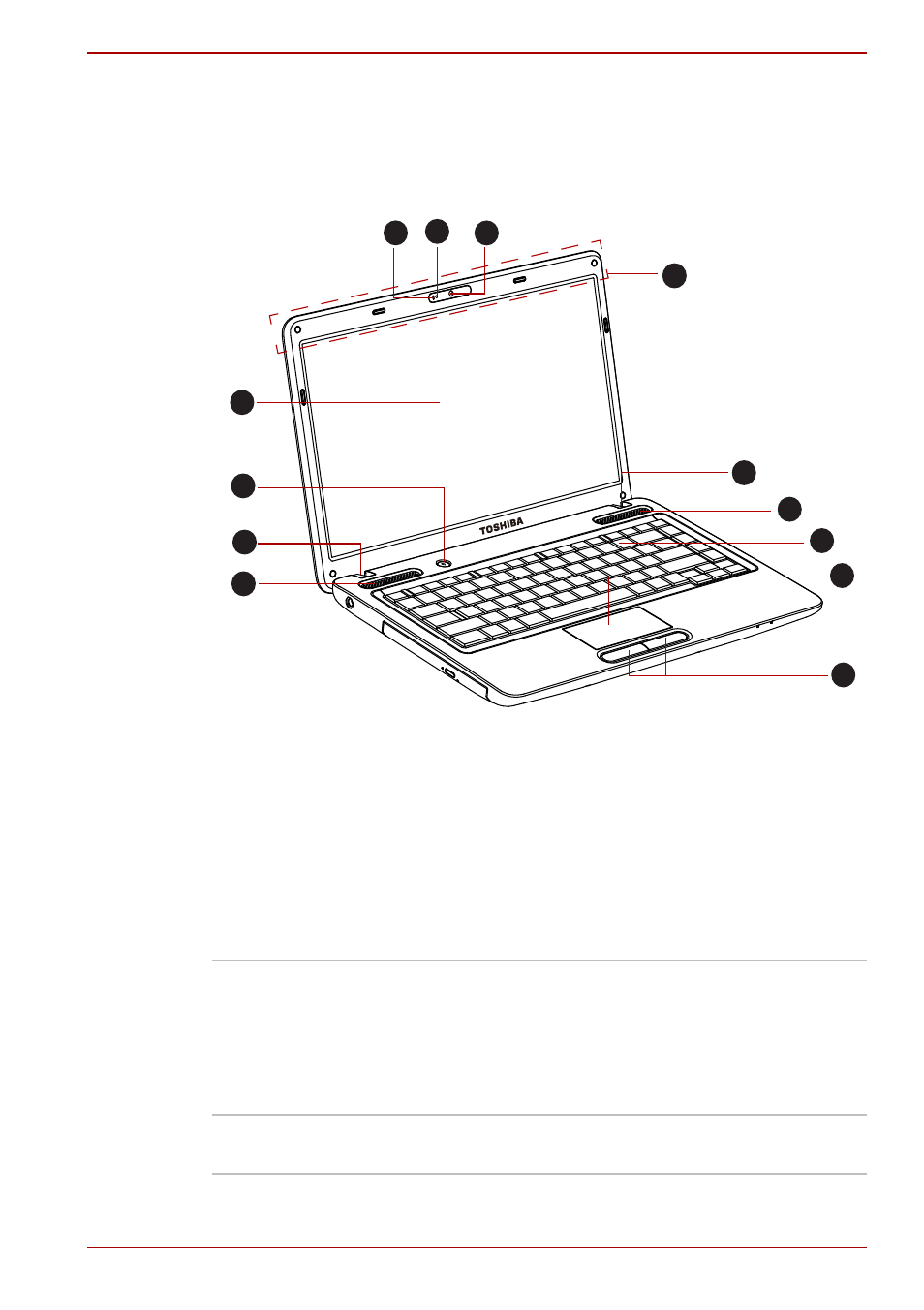 Front with the display open, Front with the display open -7 | Toshiba Satellite C640 User Manual | Page 39 / 161