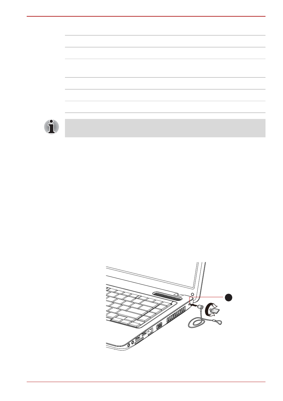 Security lock | Toshiba Satellite C640 User Manual | Page 68 / 161