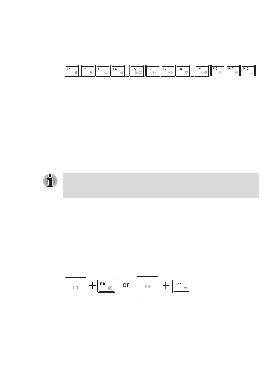 Function keys: f1 … f12, Soft keys: fn key combinations | Toshiba Satellite C640 User Manual | Page 97 / 161