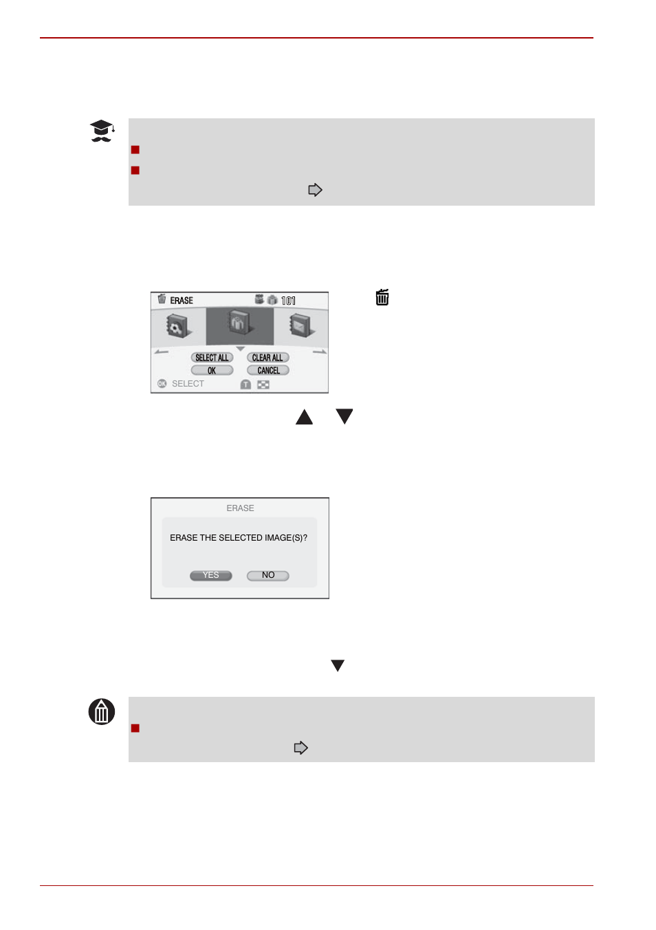 Erasing albums, See “erasing albums, P.88 | Toshiba Gigashot K Series User Manual | Page 112 / 162