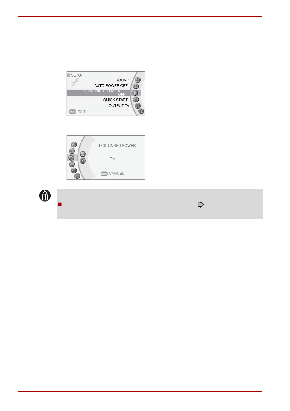 Lcd-linked power | Toshiba Gigashot K Series User Manual | Page 120 / 162