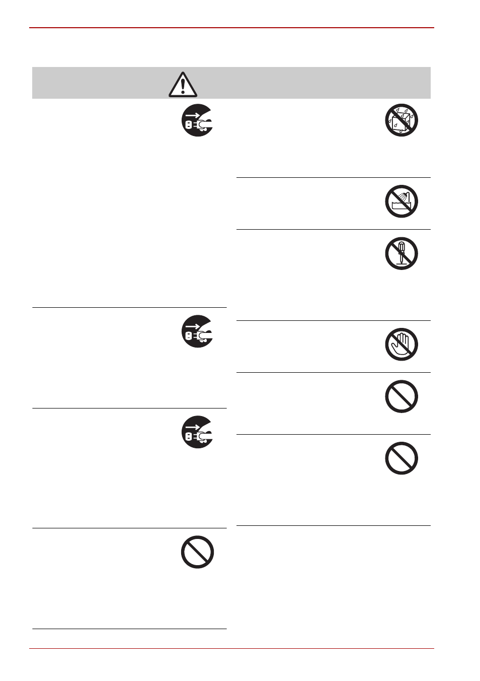 Warning, When using the product | Toshiba Gigashot K Series User Manual | Page 14 / 162