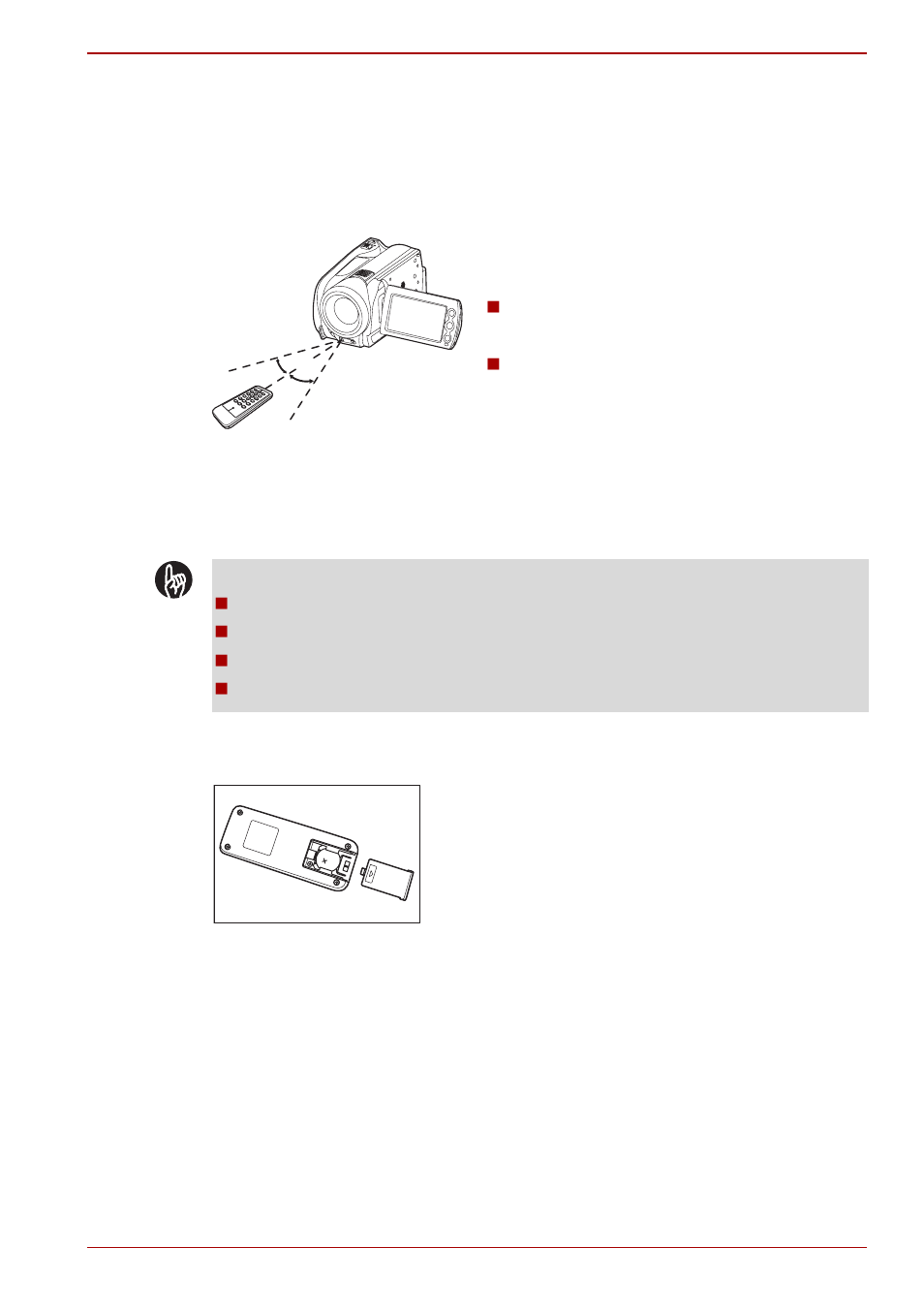 About the remote control, Effective range, Loading the battery | Toshiba Gigashot K Series User Manual | Page 39 / 162