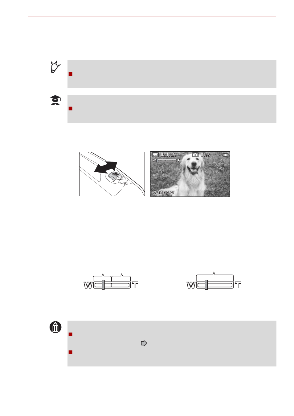 Shooting with the zoom, Zoom bar display, Reservation | Toshiba Gigashot K Series User Manual | Page 51 / 162