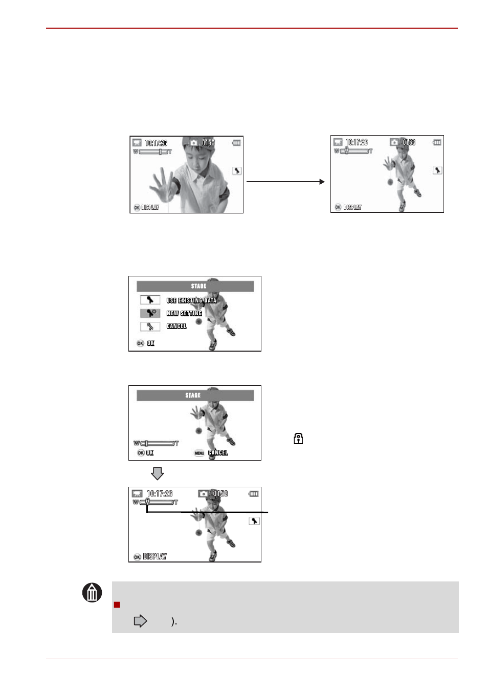 Locking the zoom at wide-angle | Toshiba Gigashot K Series User Manual | Page 59 / 162