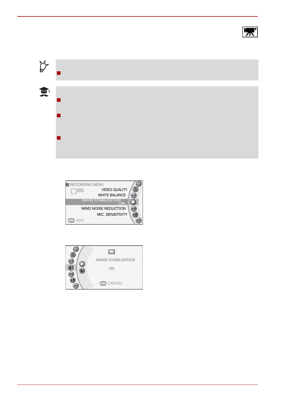 Shooting with image stabilization | Toshiba Gigashot K Series User Manual | Page 76 / 162