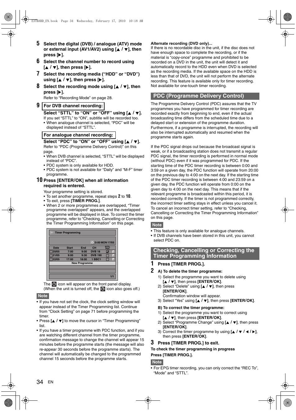 Toshiba RDXV60 User Manual | Page 34 / 84