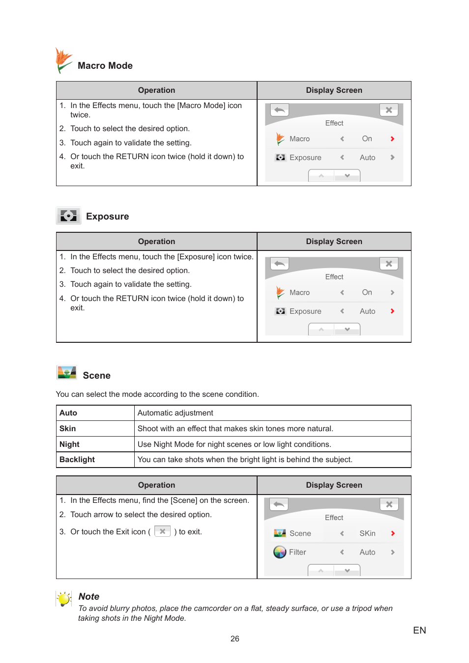 Toshiba Camileo X450 User Manual | Page 26 / 47