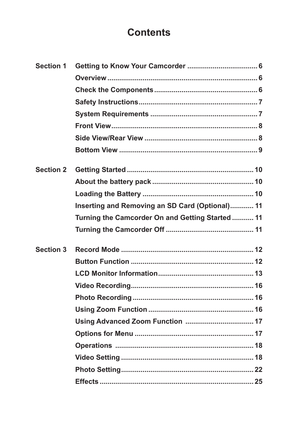 Toshiba Camileo X450 User Manual | Page 3 / 47