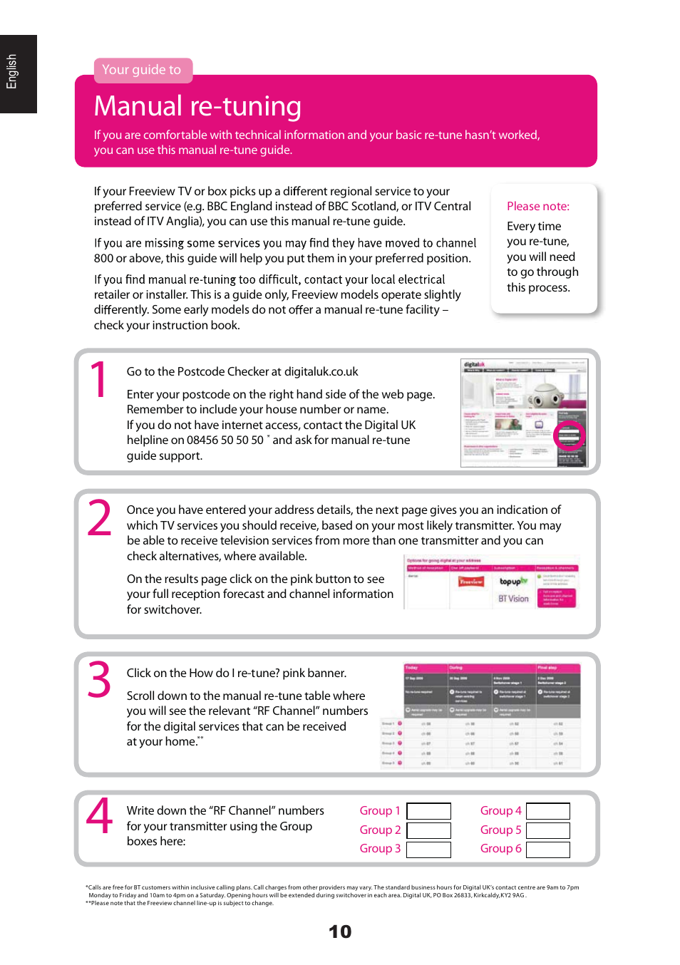 Manual re-tuning | Toshiba HL933 User Manual | Page 10 / 72