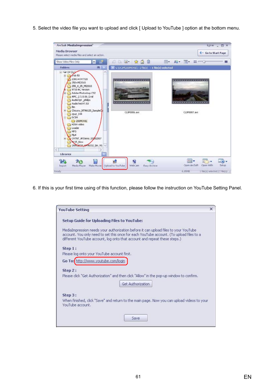 Toshiba Camileo HD User Manual | Page 63 / 73