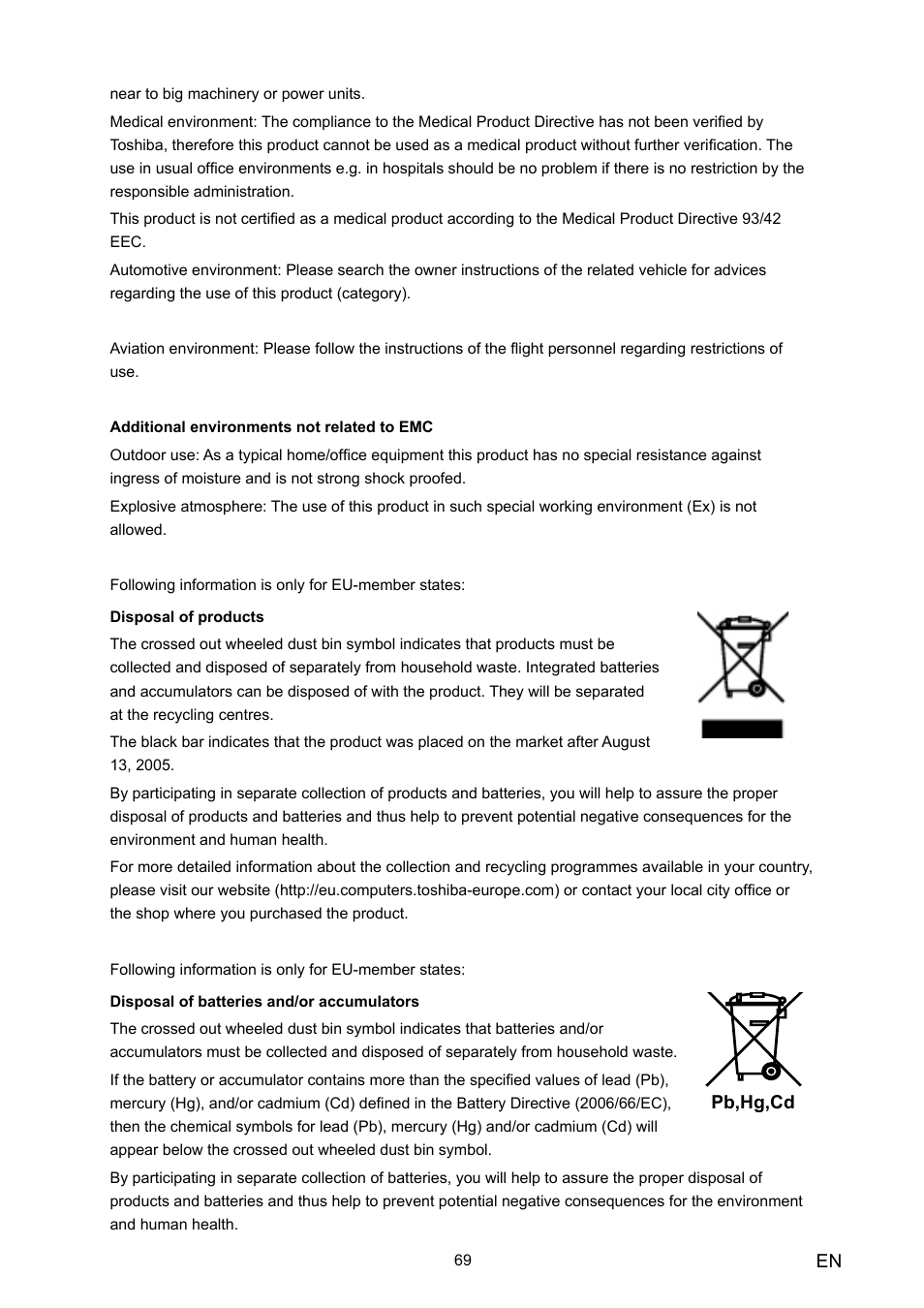 Toshiba Camileo HD User Manual | Page 71 / 73