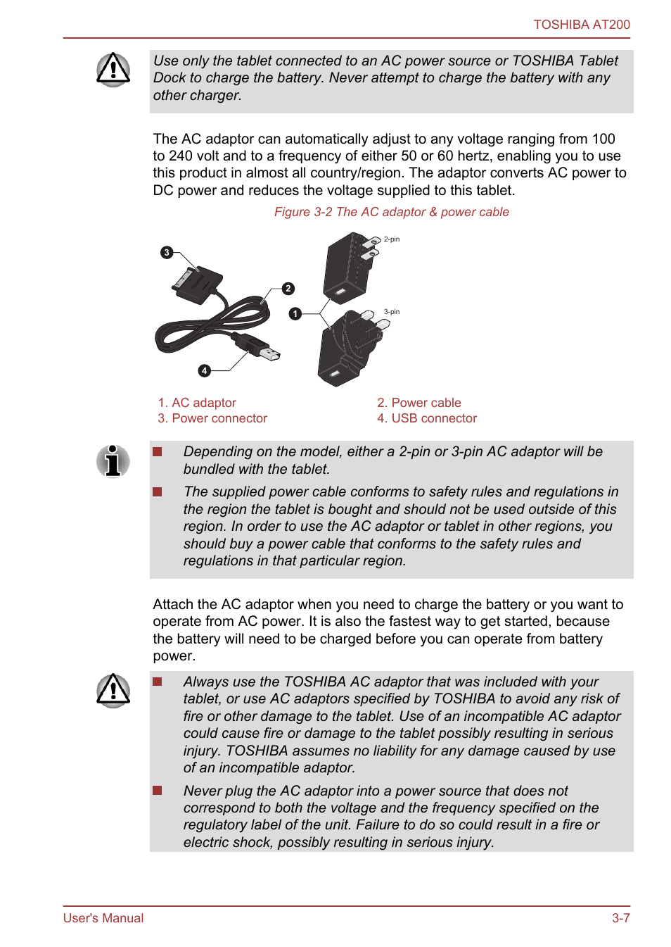 Toshiba AT200 User Manual | Page 19 / 88