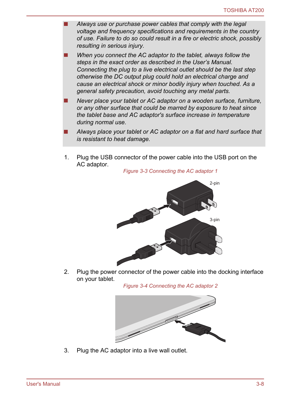 Toshiba AT200 User Manual | Page 20 / 88