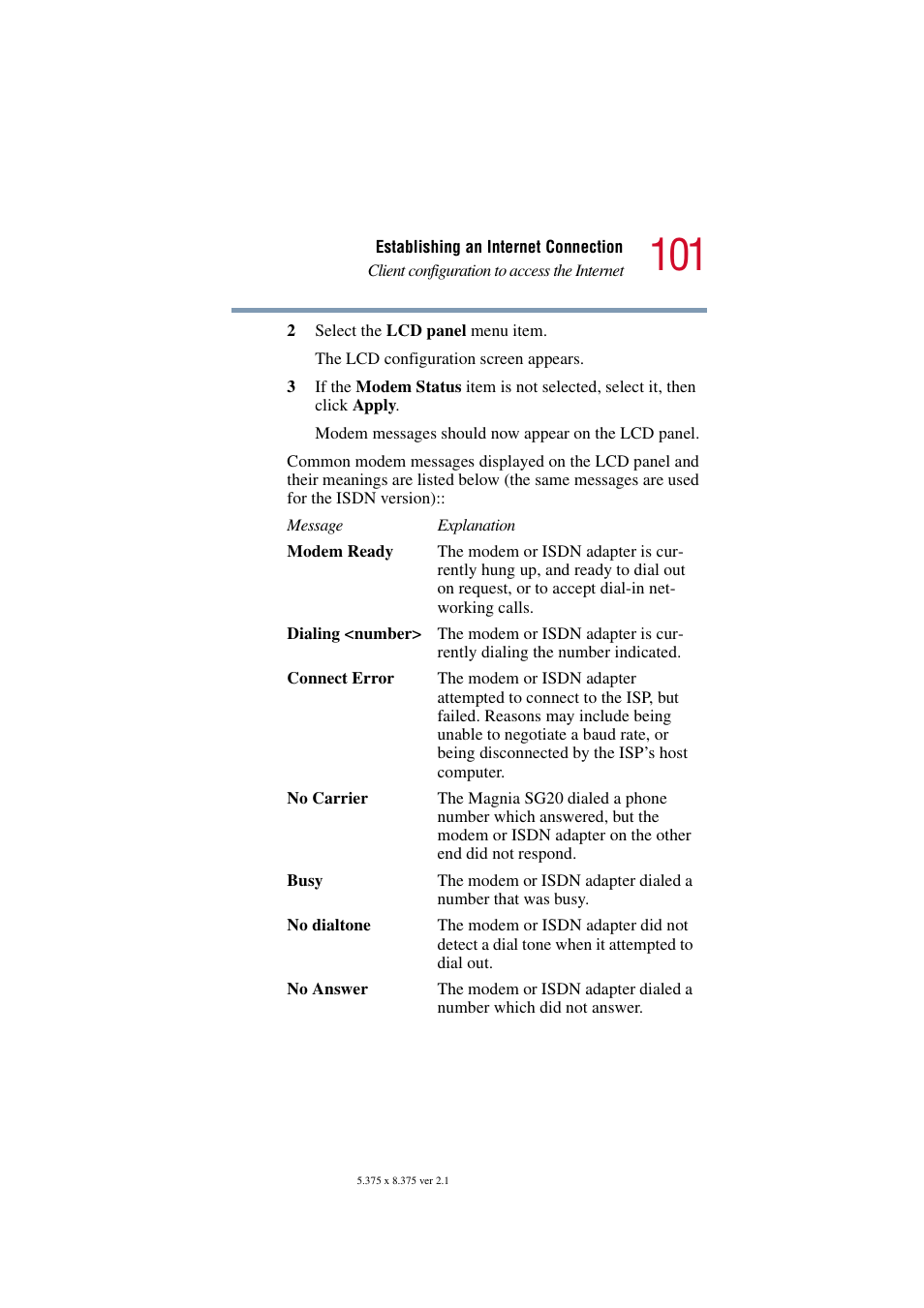 Toshiba Tekbright 700P User Manual | Page 100 / 305