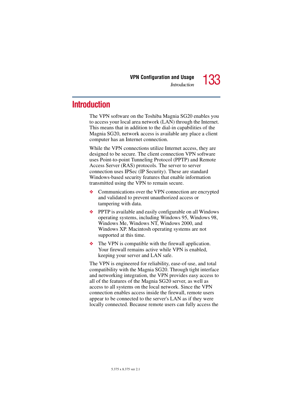 Introduction | Toshiba Tekbright 700P User Manual | Page 130 / 305