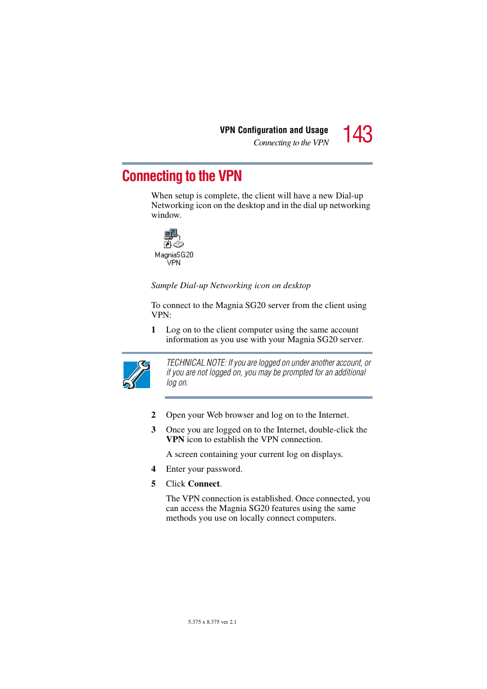 Connecting to the vpn | Toshiba Tekbright 700P User Manual | Page 140 / 305