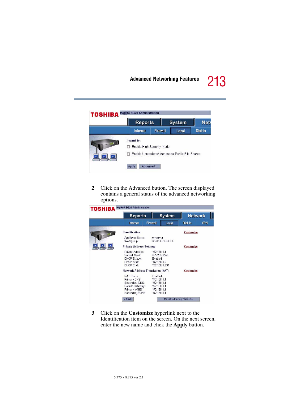 Toshiba Tekbright 700P User Manual | Page 207 / 305