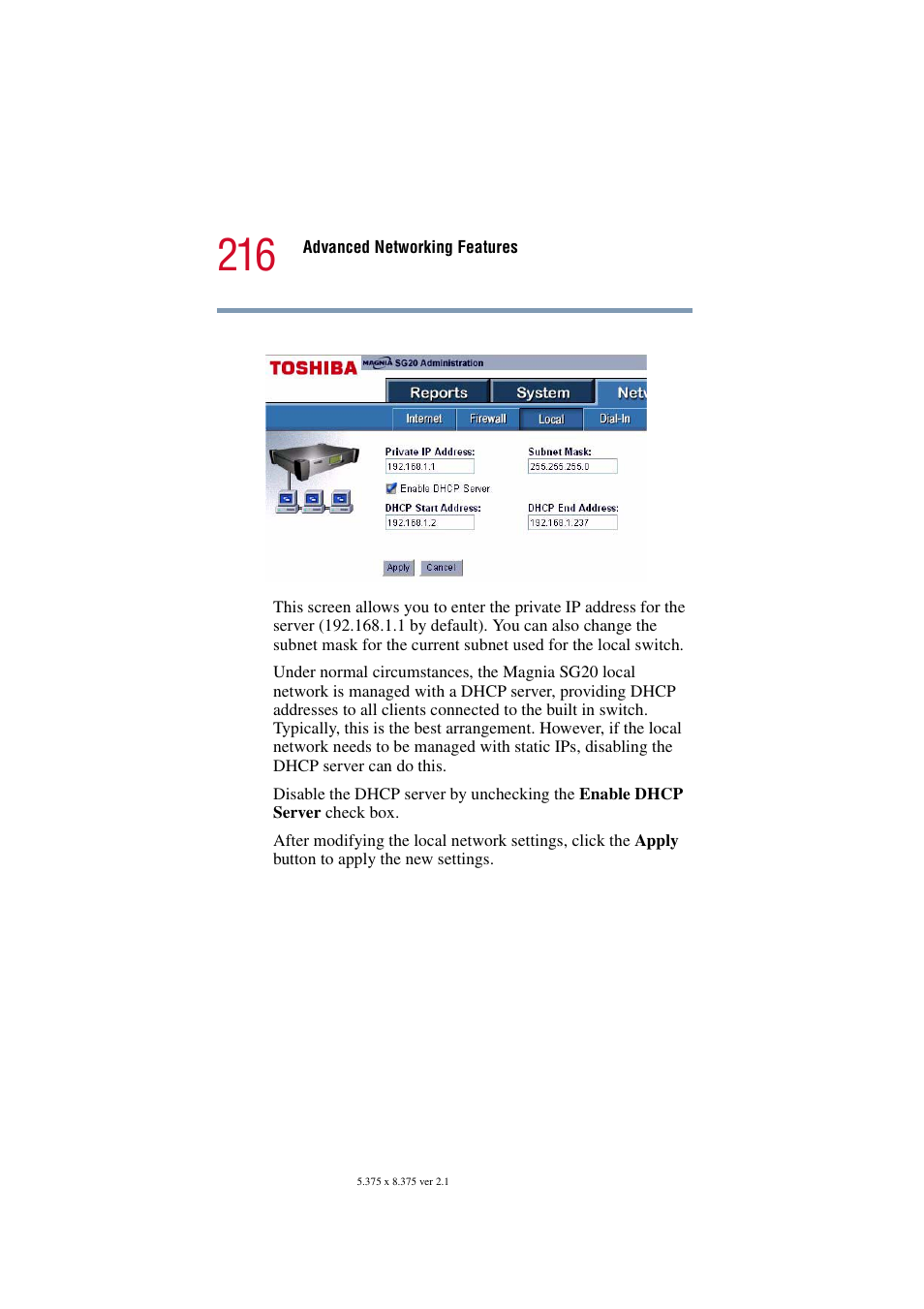 Toshiba Tekbright 700P User Manual | Page 210 / 305
