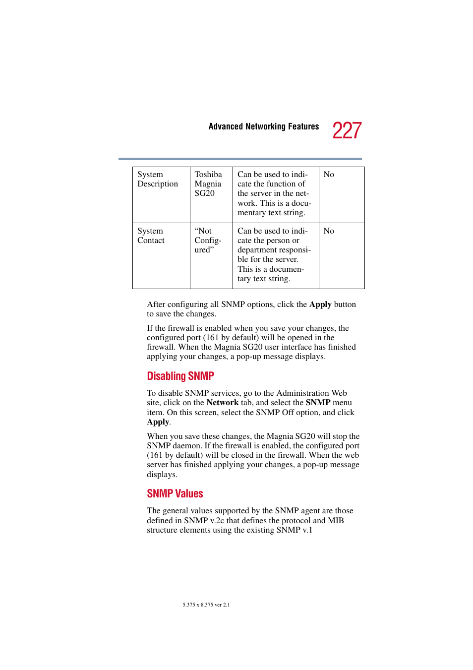 Toshiba Tekbright 700P User Manual | Page 221 / 305