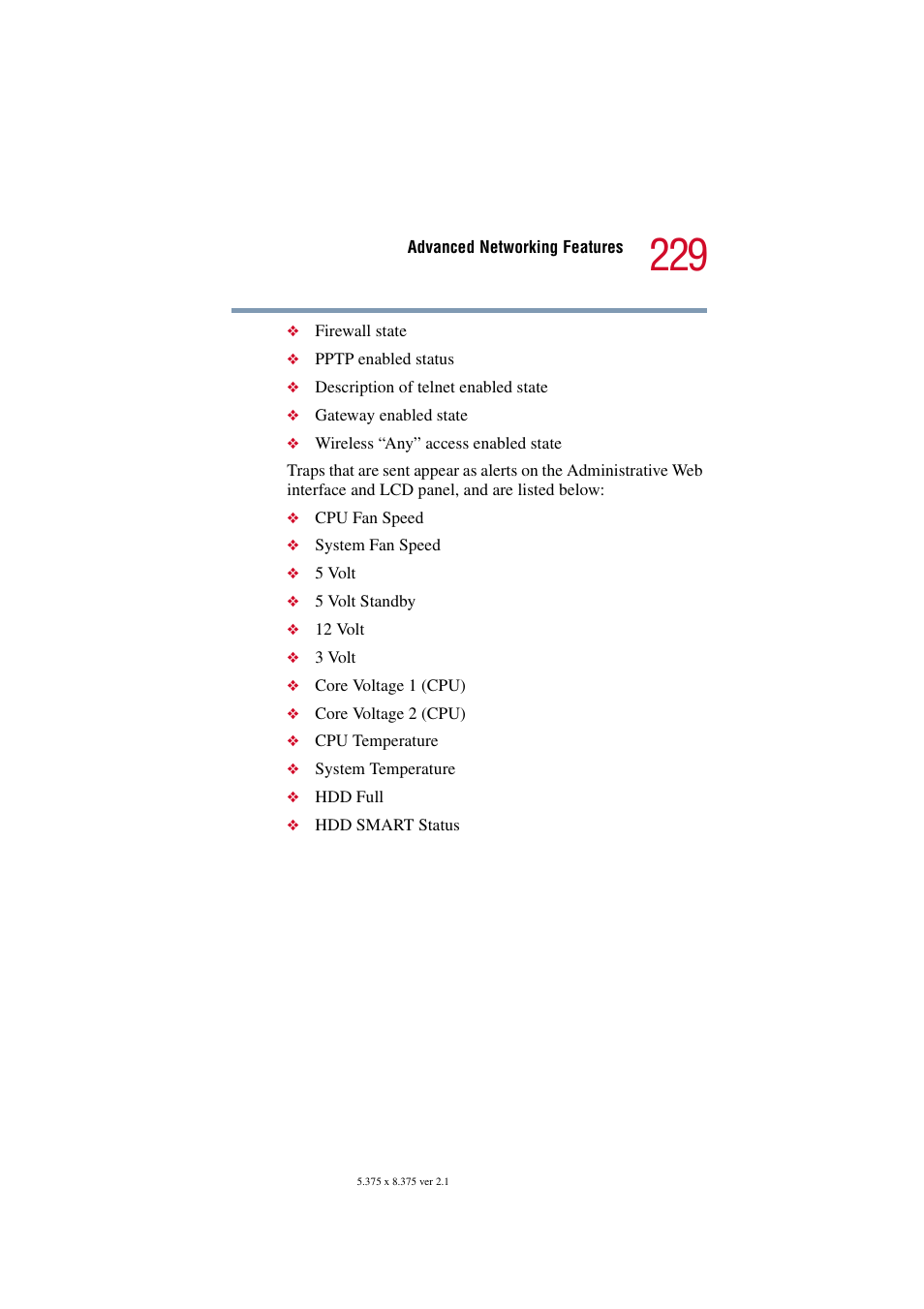 Toshiba Tekbright 700P User Manual | Page 223 / 305