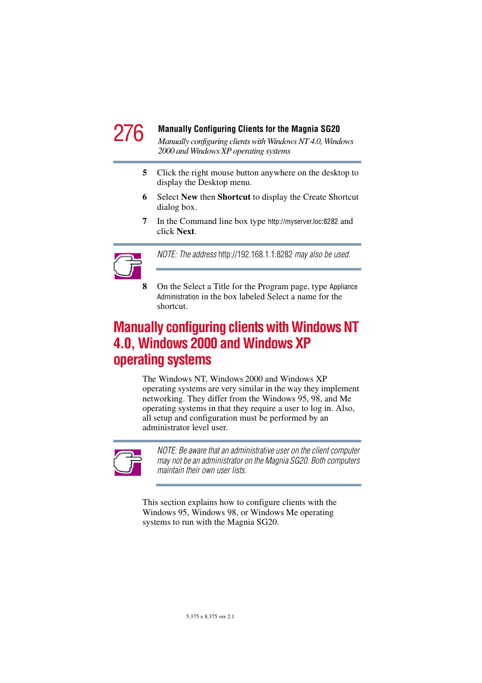 2000 and windows xp operating systems, Manually | Toshiba Tekbright 700P User Manual | Page 268 / 305