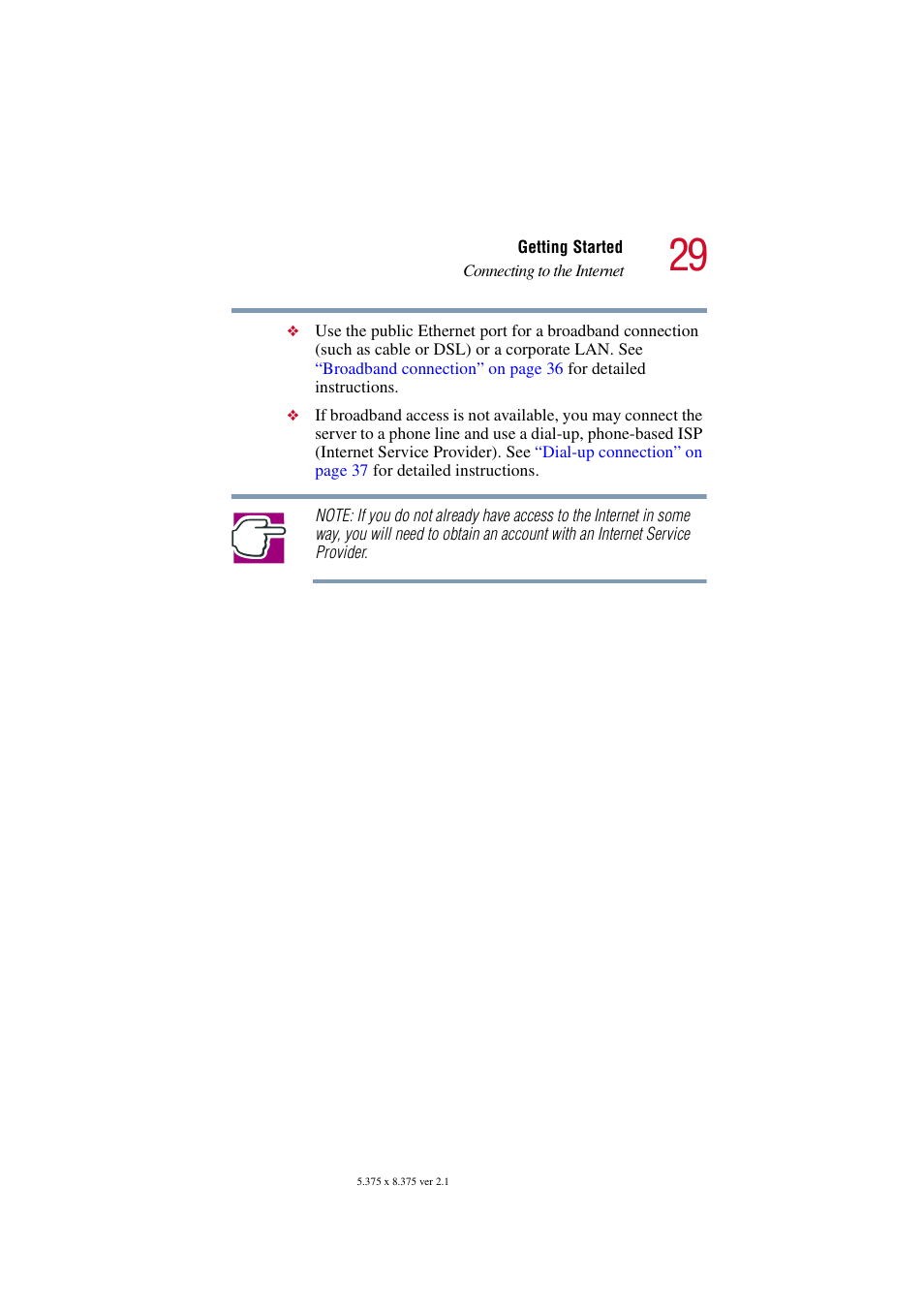 Toshiba Tekbright 700P User Manual | Page 29 / 305