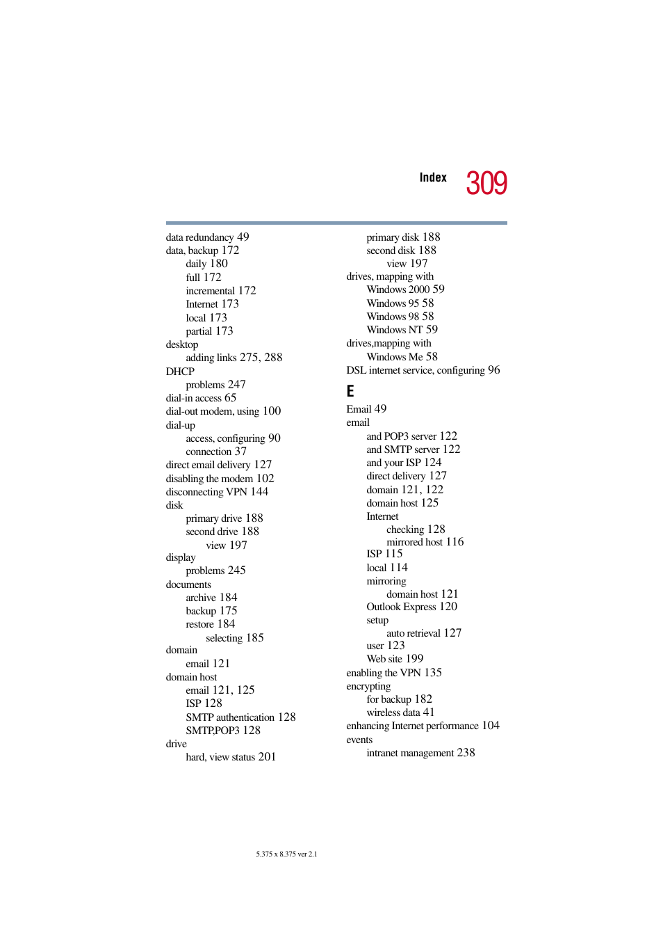 Toshiba Tekbright 700P User Manual | Page 299 / 305