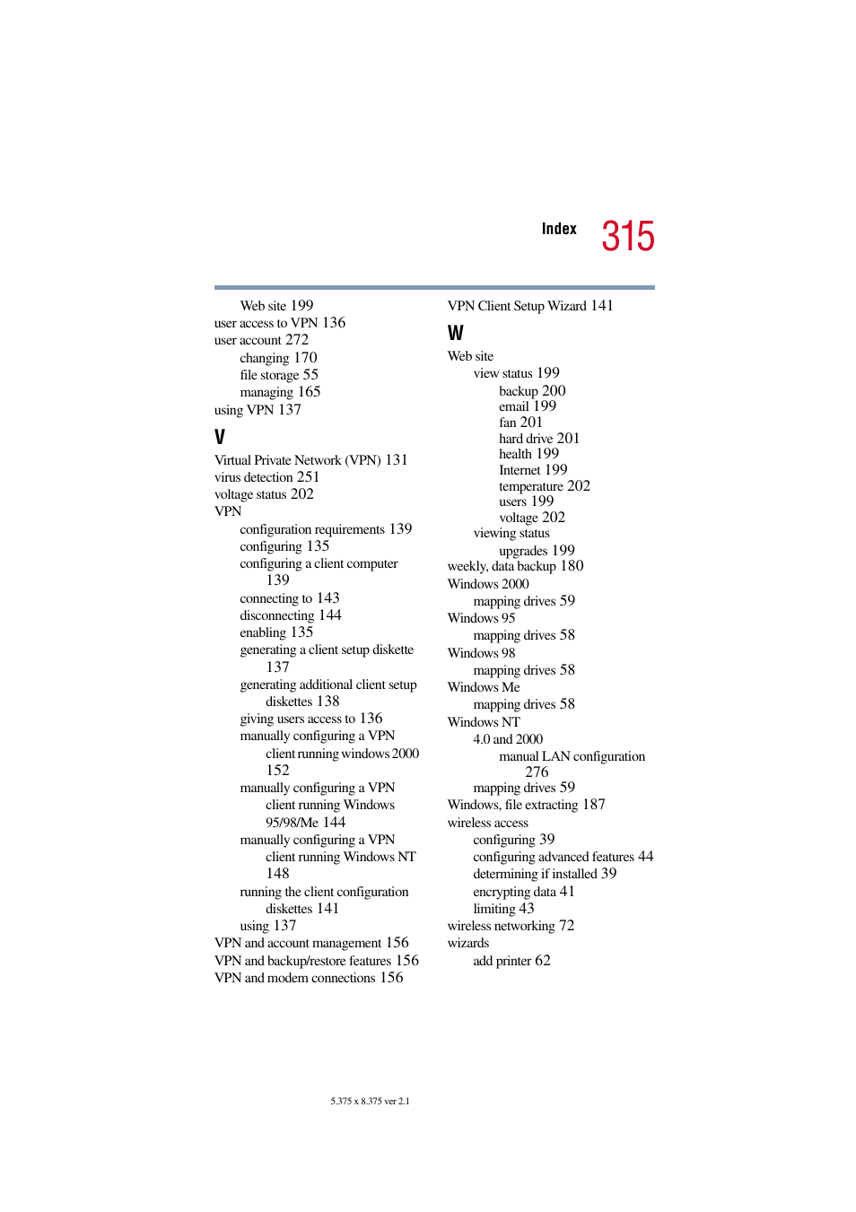 Toshiba Tekbright 700P User Manual | Page 305 / 305