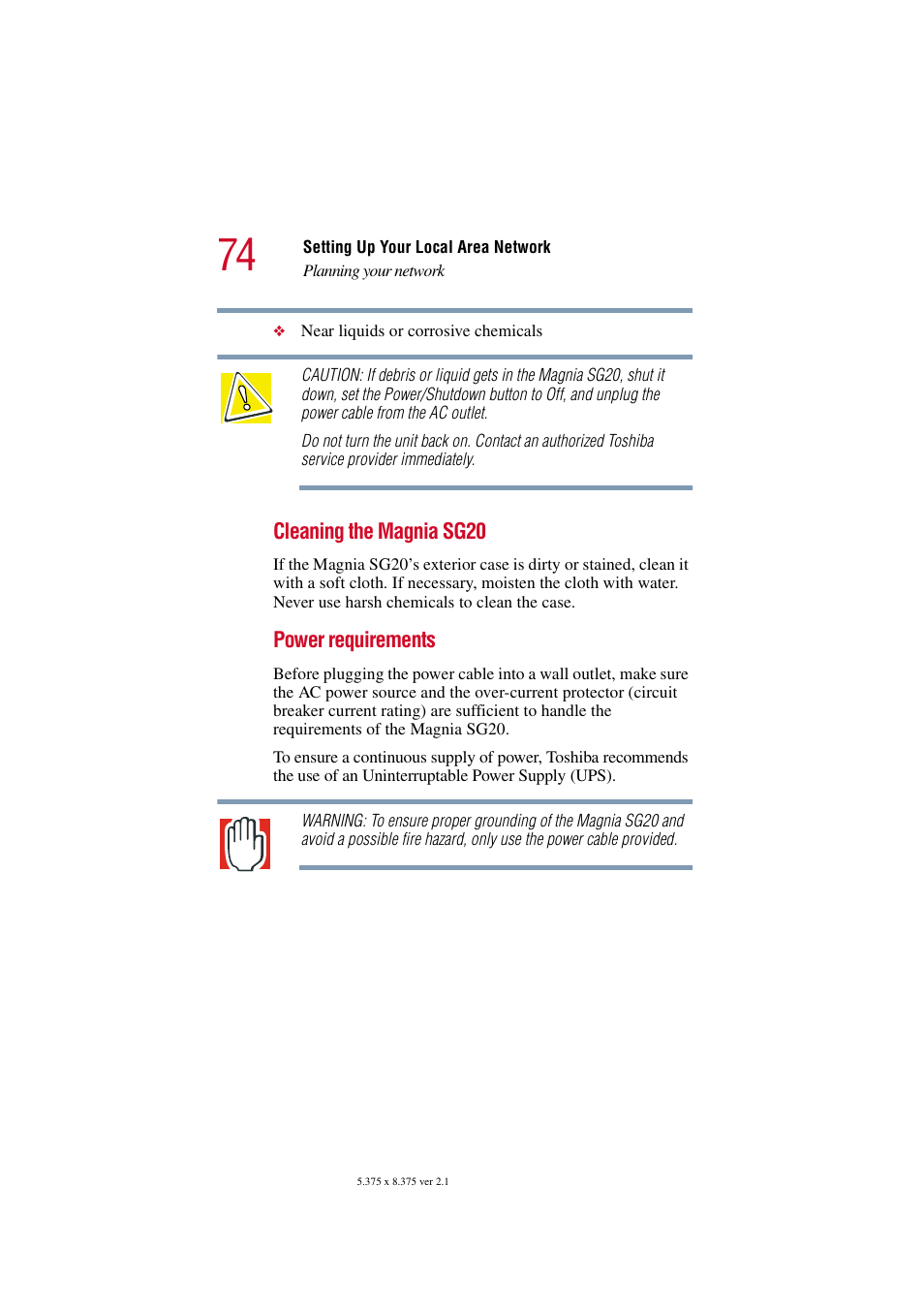 Toshiba Tekbright 700P User Manual | Page 73 / 305