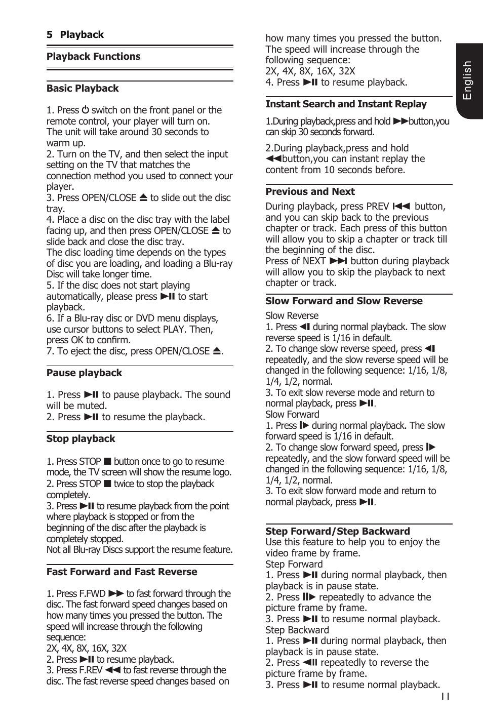 Toshiba BDX2100 User Manual | Page 11 / 44