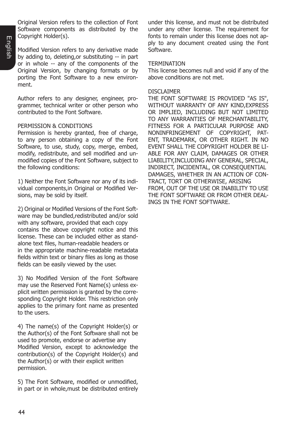 Toshiba BDX2100 User Manual | Page 44 / 44