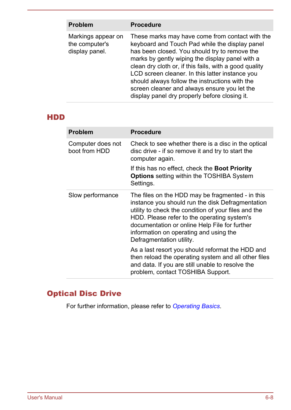 Optical disc drive | Toshiba Tecra W50-A User Manual | Page 139 / 170