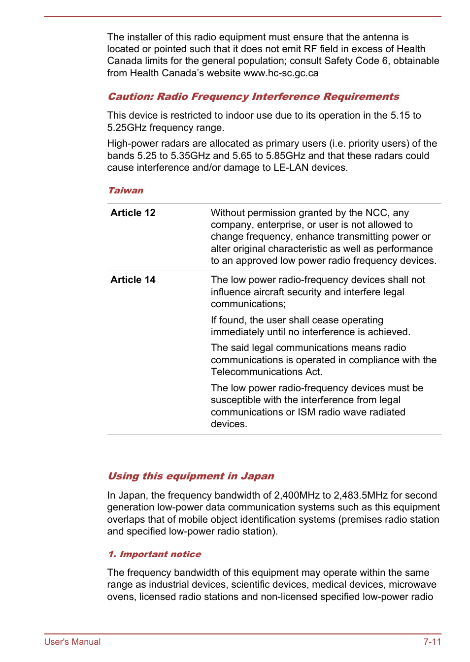 Toshiba Tecra W50-A User Manual | Page 158 / 170