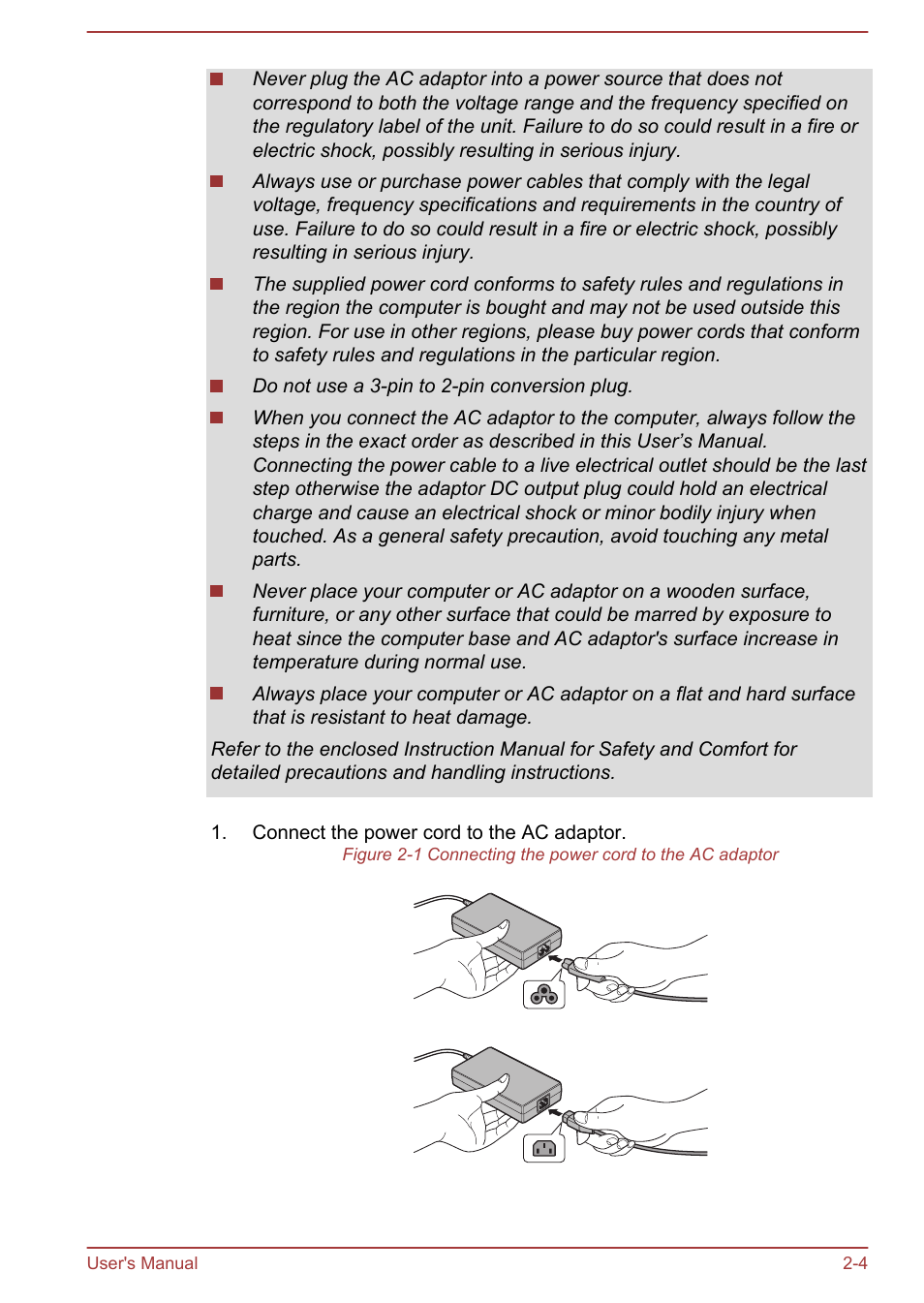 Toshiba Tecra W50-A User Manual | Page 26 / 170