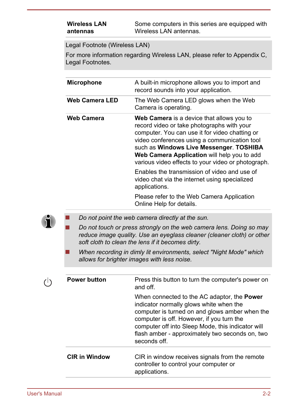 Toshiba LX830 User Manual | Page 28 / 131