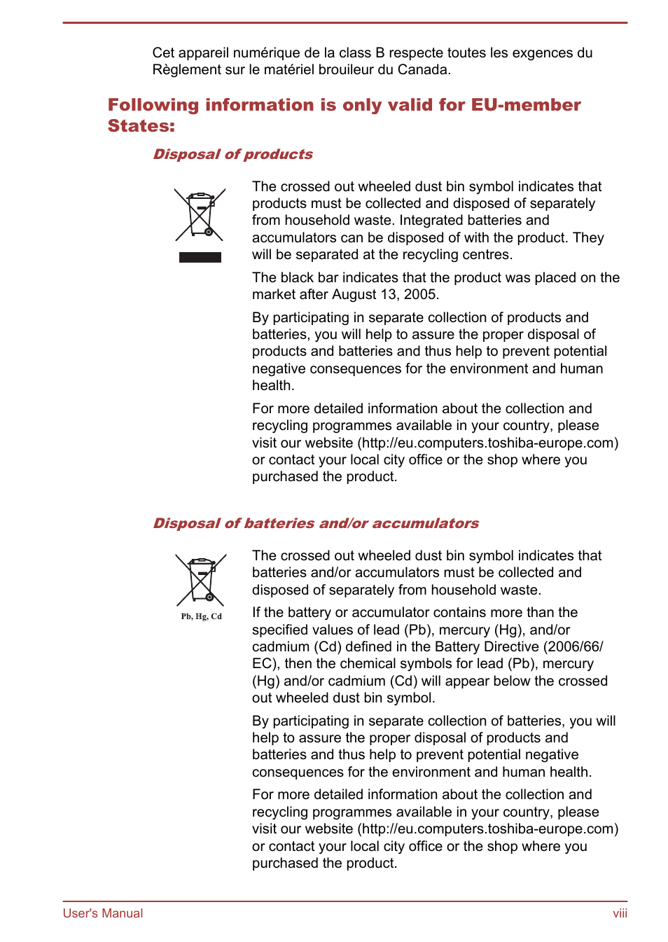 Toshiba LX830 User Manual | Page 8 / 131