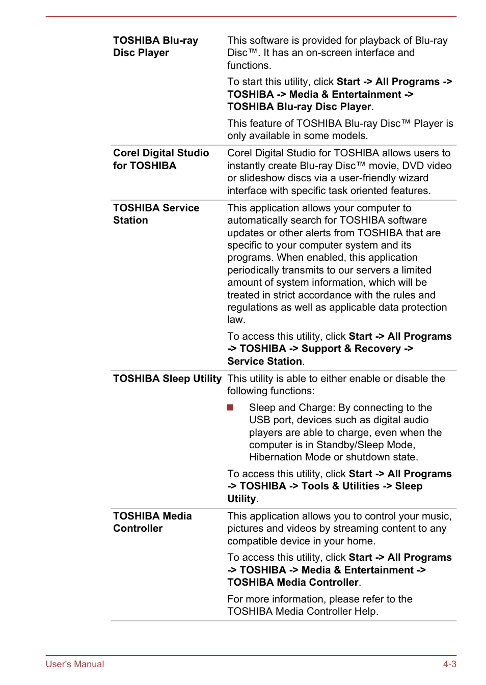 Toshiba LX830 User Manual | Page 85 / 131