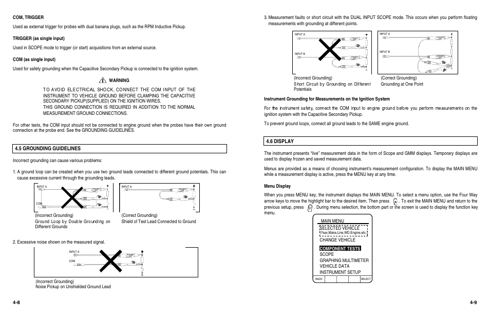 6 display, 5 grounding guidelines | KAL EQUIP KAL 3840 User Manual | Page 12 / 68