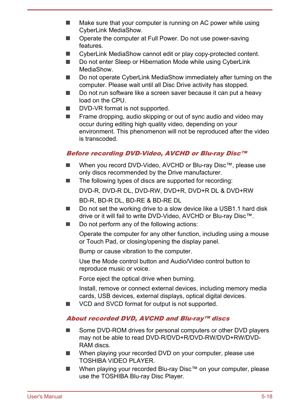 Toshiba Satellite P50-B User Manual | Page 106 / 148