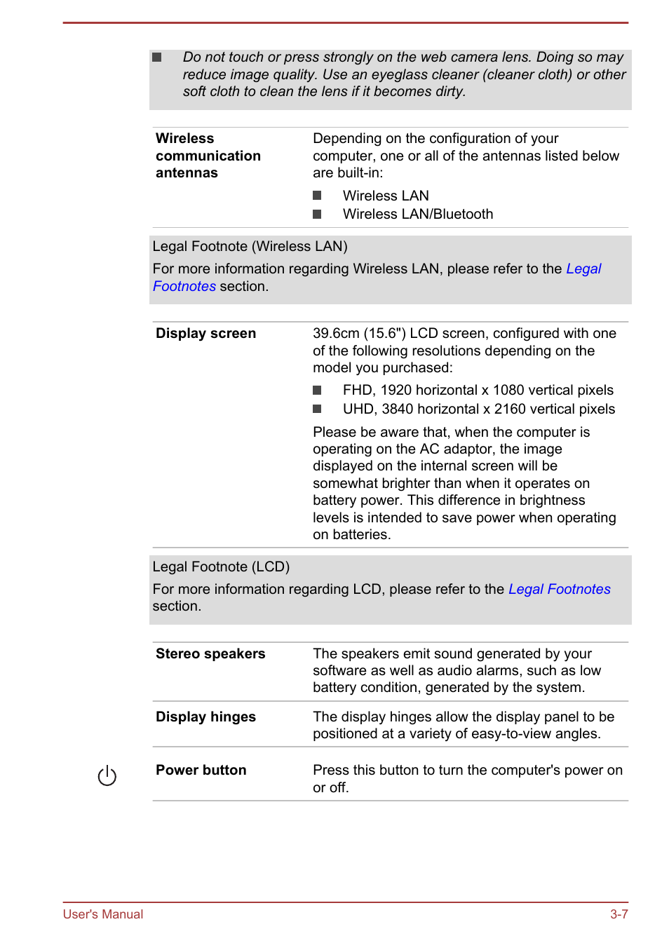 Toshiba Satellite P50-B User Manual | Page 40 / 148