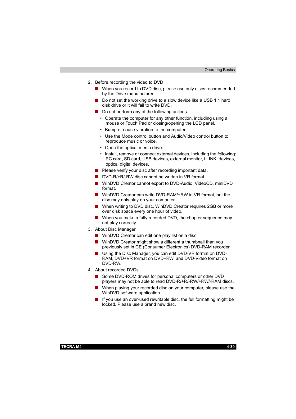 Toshiba Tecra M4 User Manual | Page 102 / 237