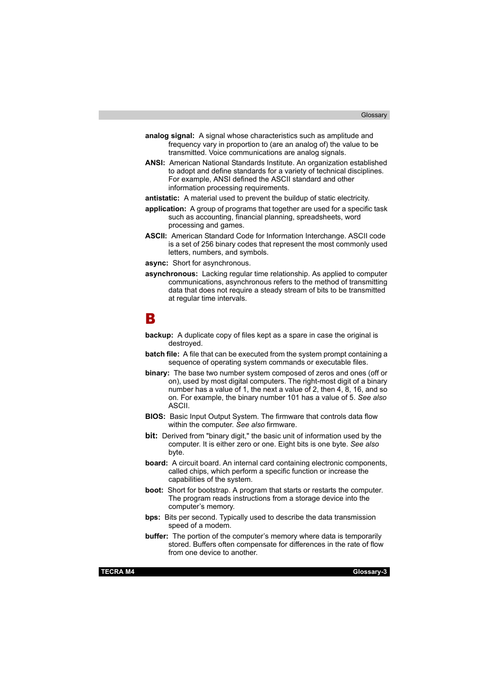 Toshiba Tecra M4 User Manual | Page 222 / 237